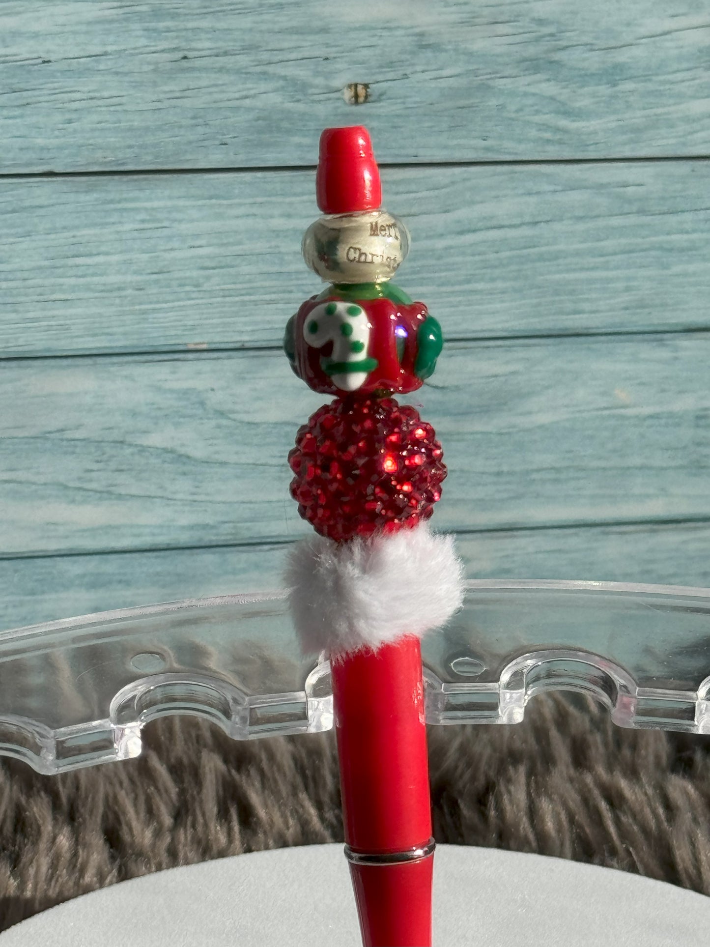 Red Christmas Pen