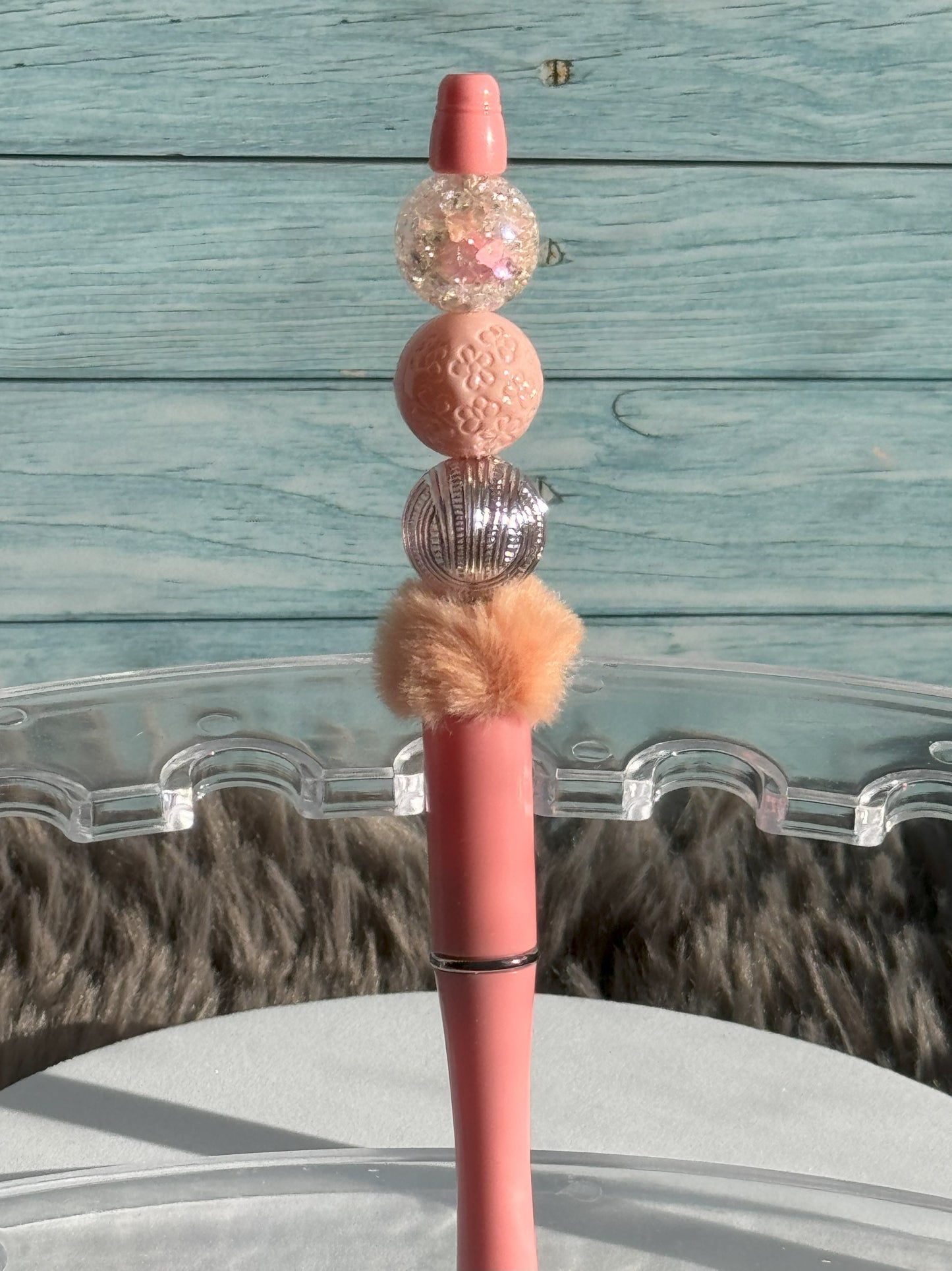 Peachy Pink Statement Pen