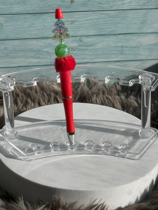 Red Christmas Tree Pen