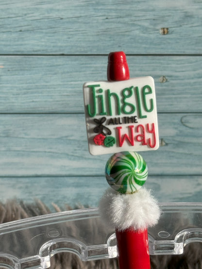 Red "Jingle All the Way" Pen