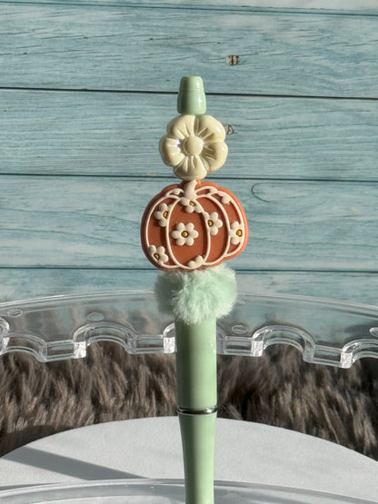 Soft Green Pumpkin Pen